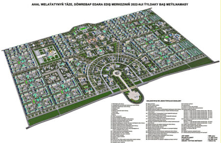 Ahal region received status of new city named Arkadag