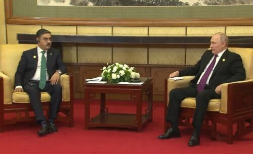 Kakar,Putin review defence, trade ties during meeting in Beijing