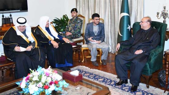 Zardari calls for enhancing Pak-Saudi parliamentary ties