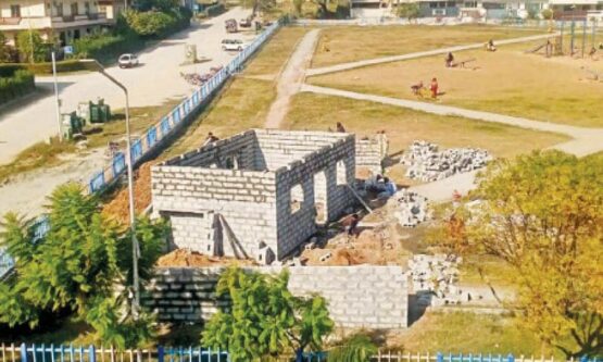 Protest against illegal construction of Masajid in Public Park in G-13