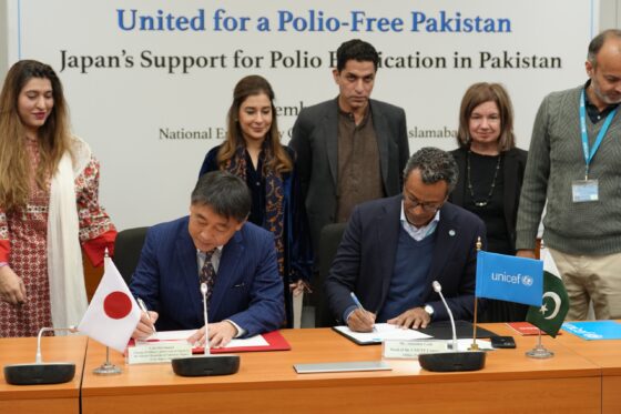 Japan announces $3.1m to support Pakistan’s Polio Programme