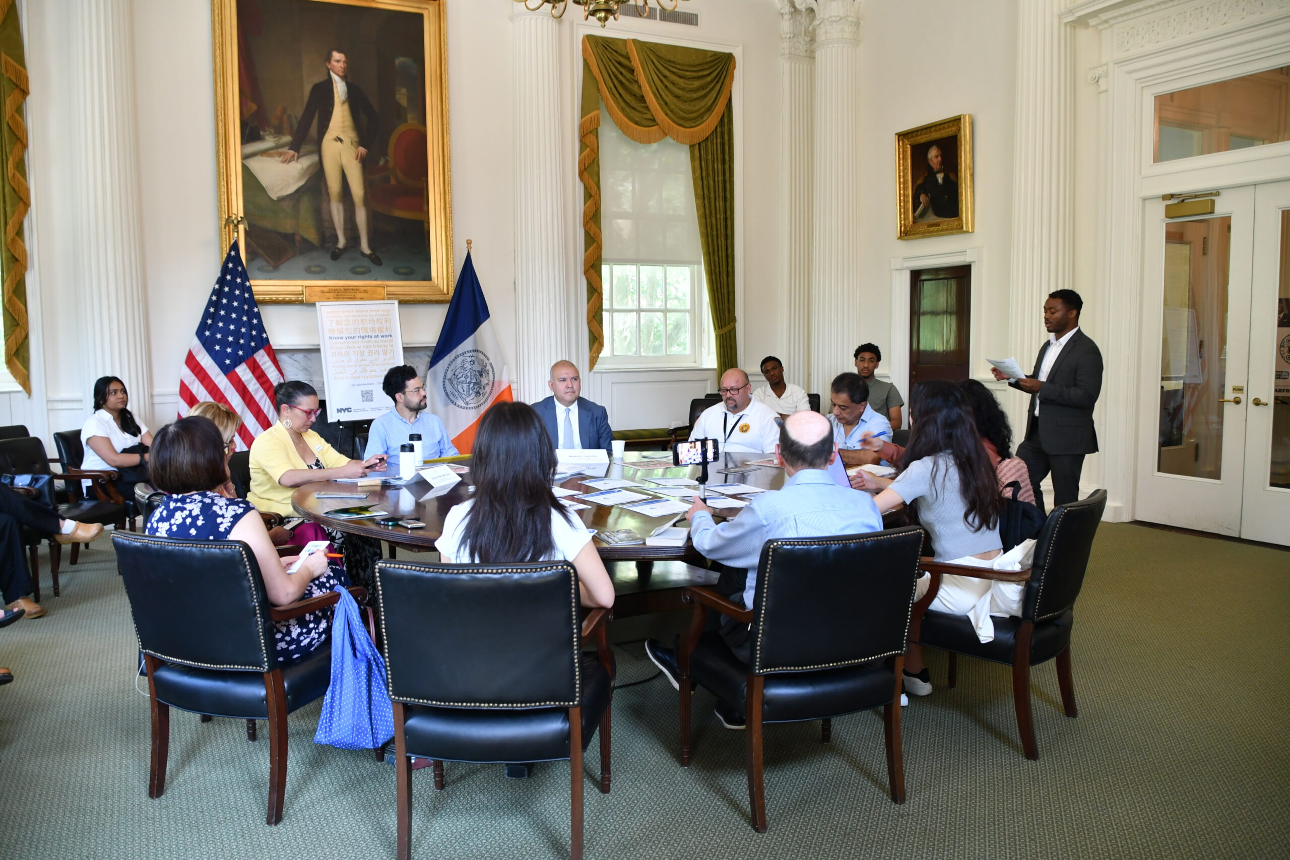 NY city host roundtable on immigration worker rights 