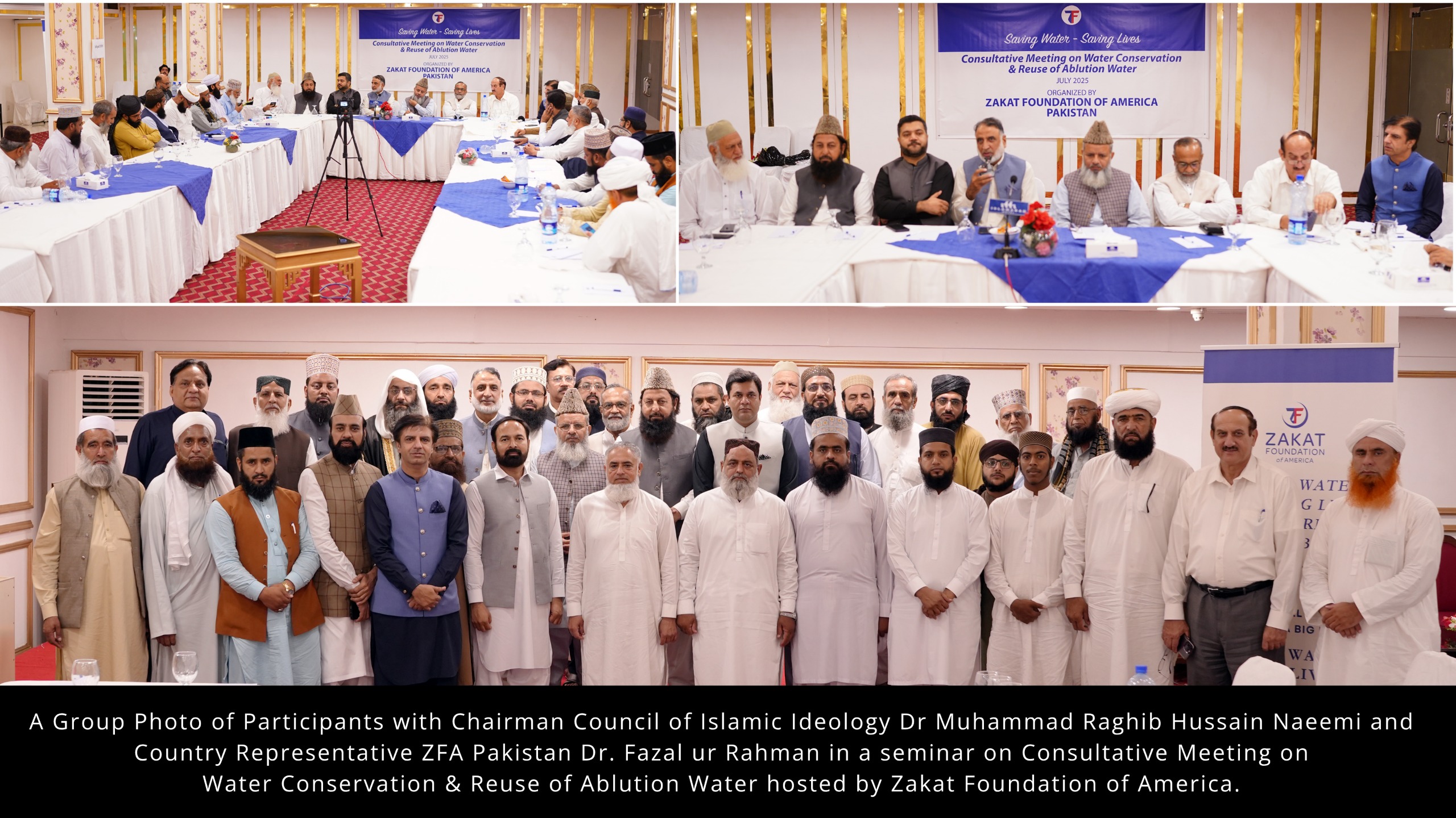 Zakat Foundation of America organized a Consultative meeting on water conservation