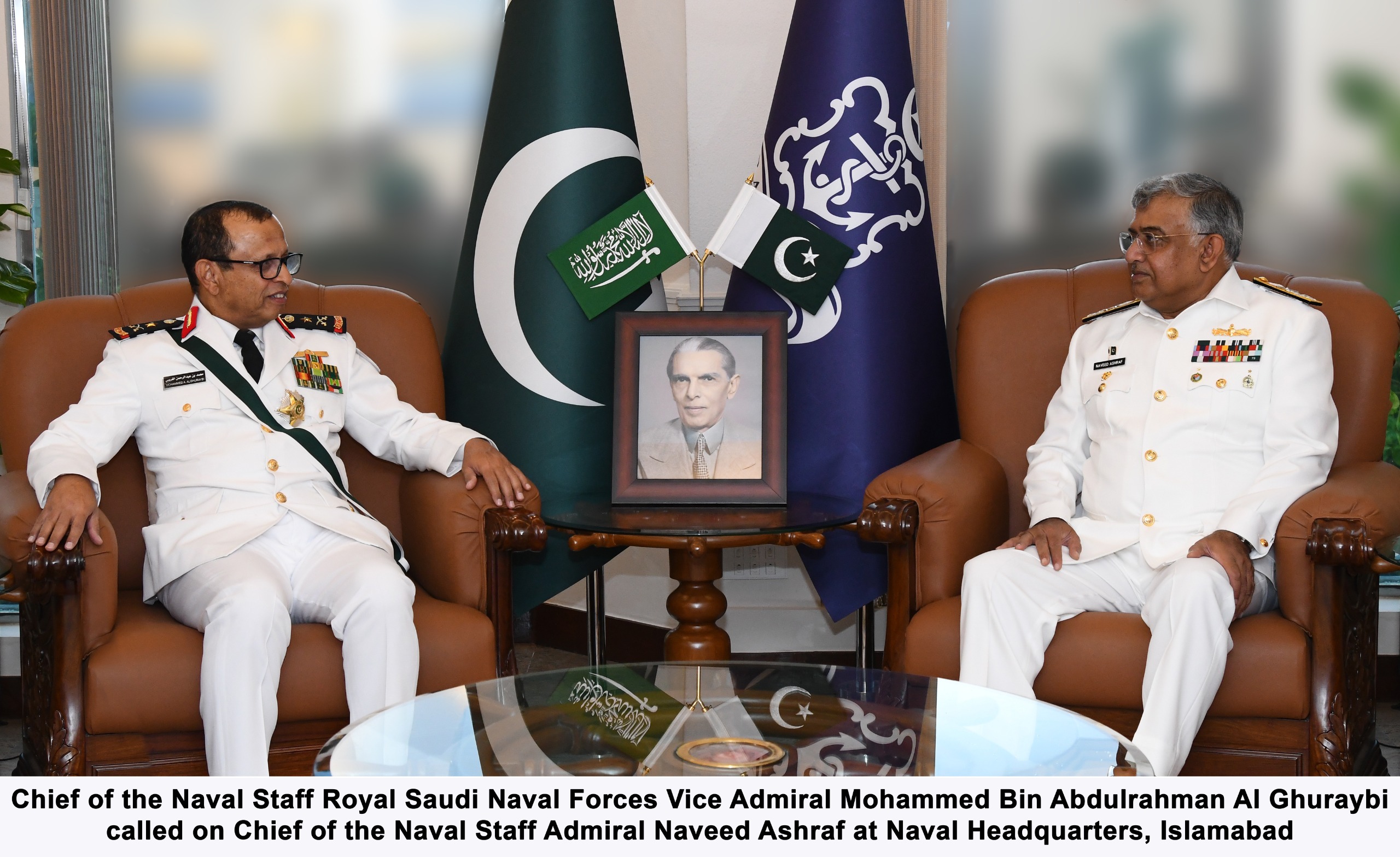 Pak,KSA Naval Chiefs discusses matters of mutual interest, regional maritime security situation
