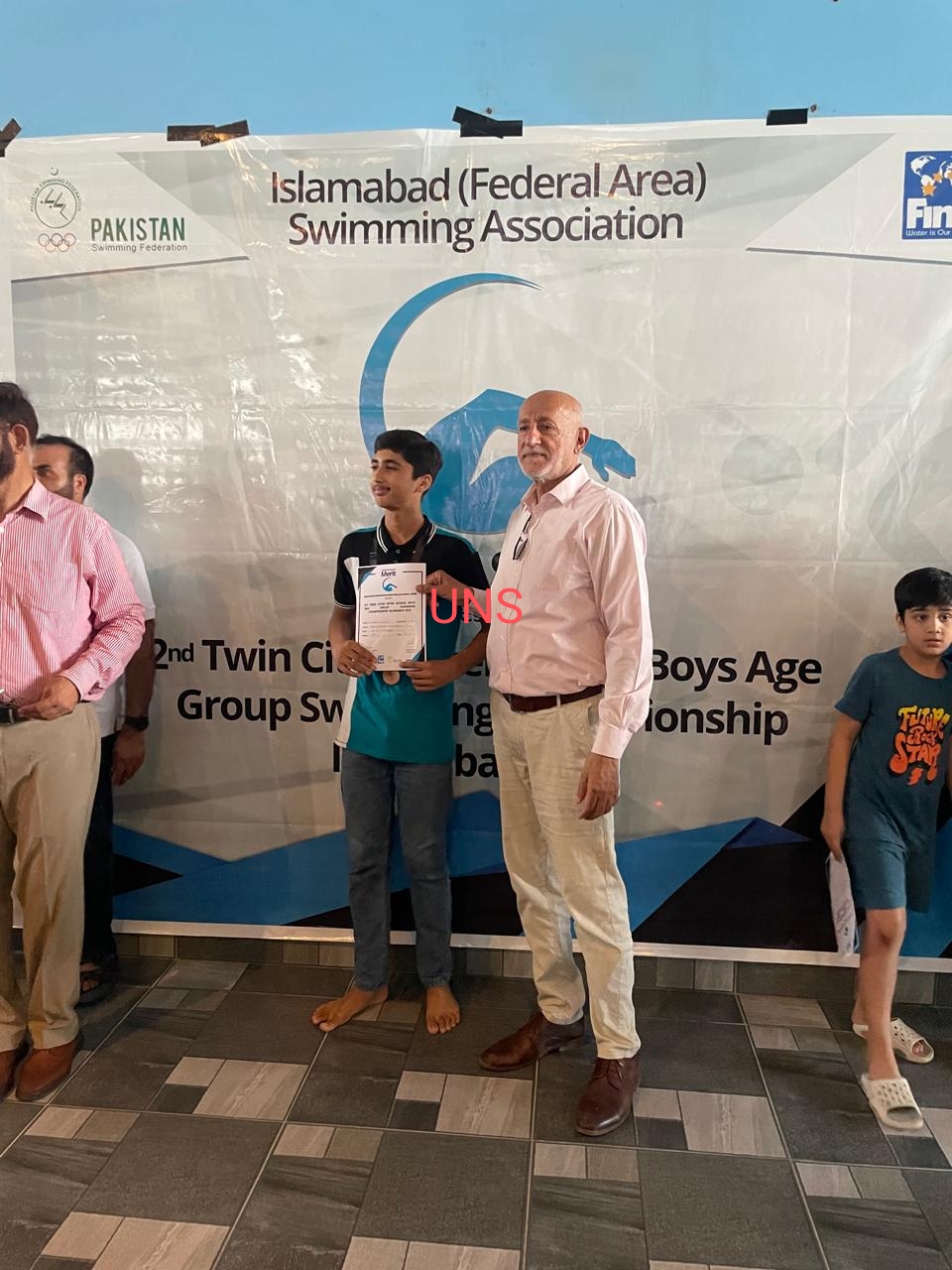 IFASA Swimming competition:Rehaan wins Gold Medal in under-10 category