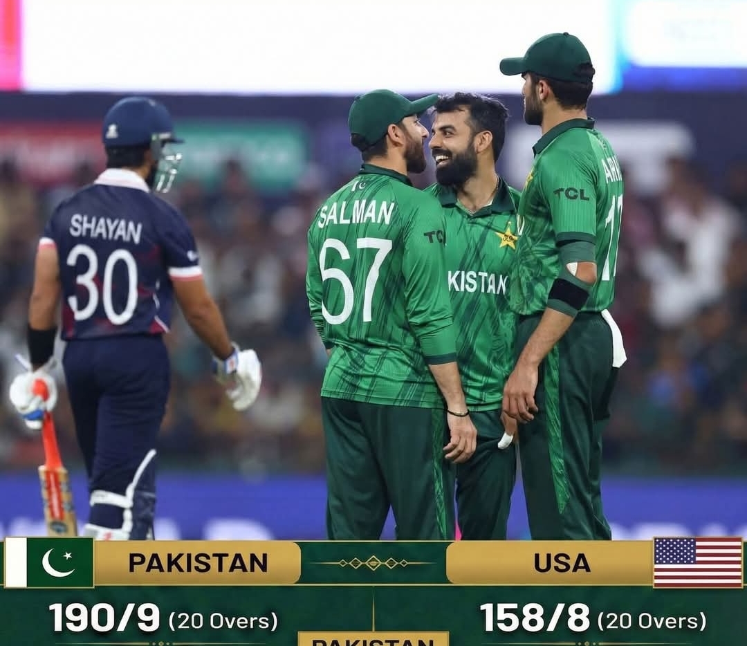 Pakistan Beat USA by 32 Runs in T20 World Cup Group A Match