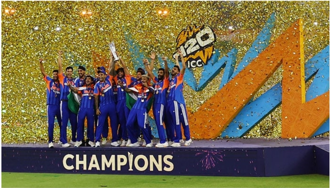 India Defeat New Zealand by 96 Runs to Win Third T20 World Cup Title