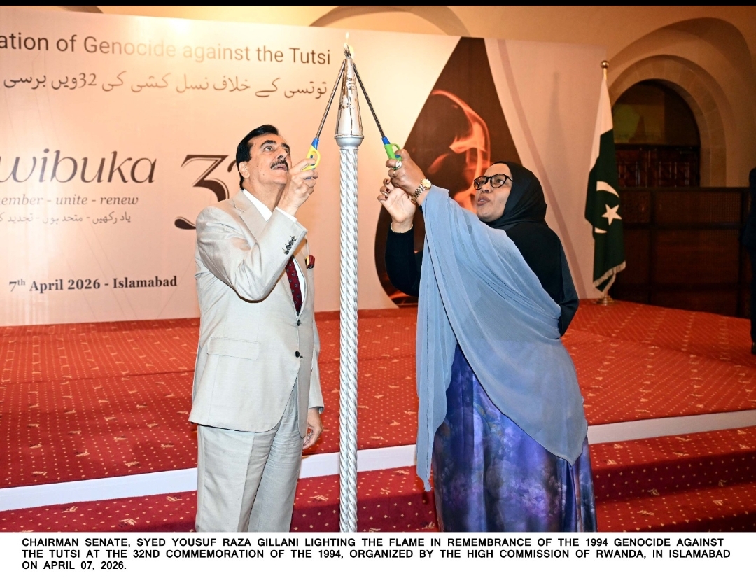 Gilani Calls Rwanda Genocide One of History’s Darkest Chapters, Urges Global Unity Against Hatred