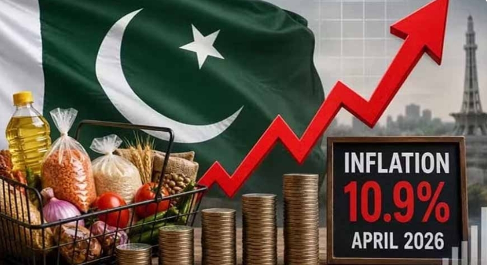 Pakistan Inflation Climbs to 10.9% in April, Highest in Nearly Two Years