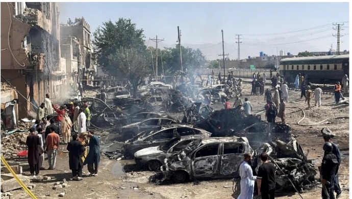 Over 14 Martyred in Blast Near Railway Track in Quetta