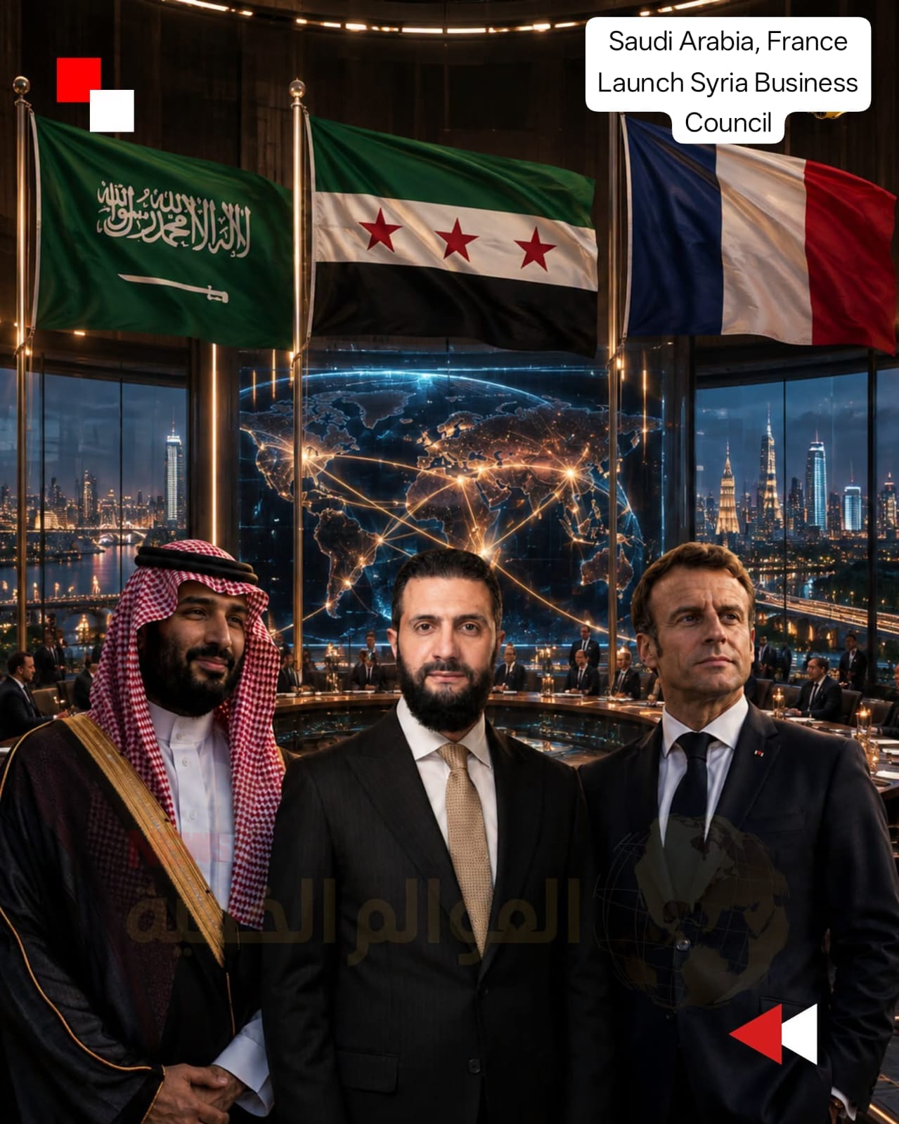 Saudi Arabia and France Launch Trilateral Business Council to Boost Investment in Syria