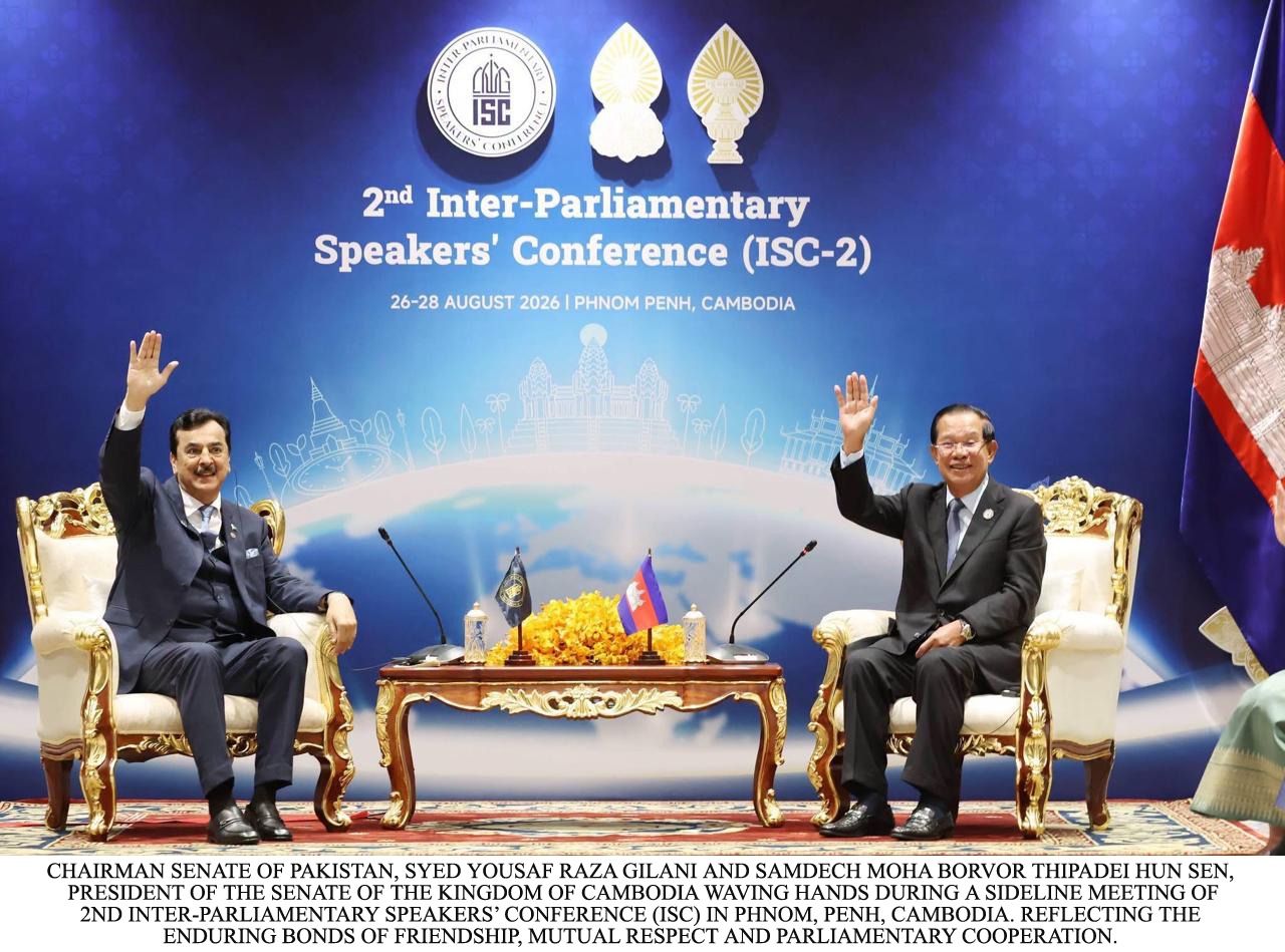 CHAIRMAN SENATE  CALLS FOR STRONGER PARLIAMENTARY DIPLOMACY FOR GLOBAL PEACE