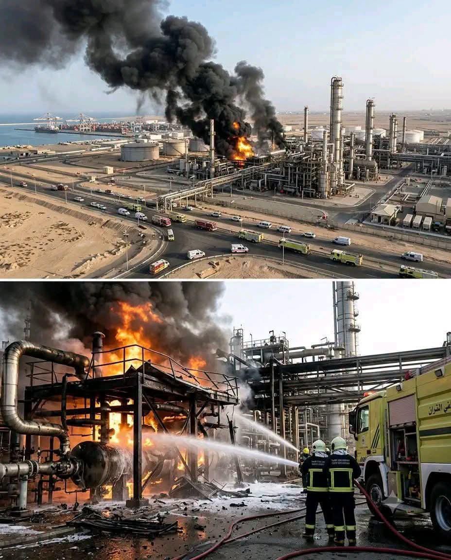 Alleged Houthi Attack Reported Near Jizan Refinery as Fire Breaks Out