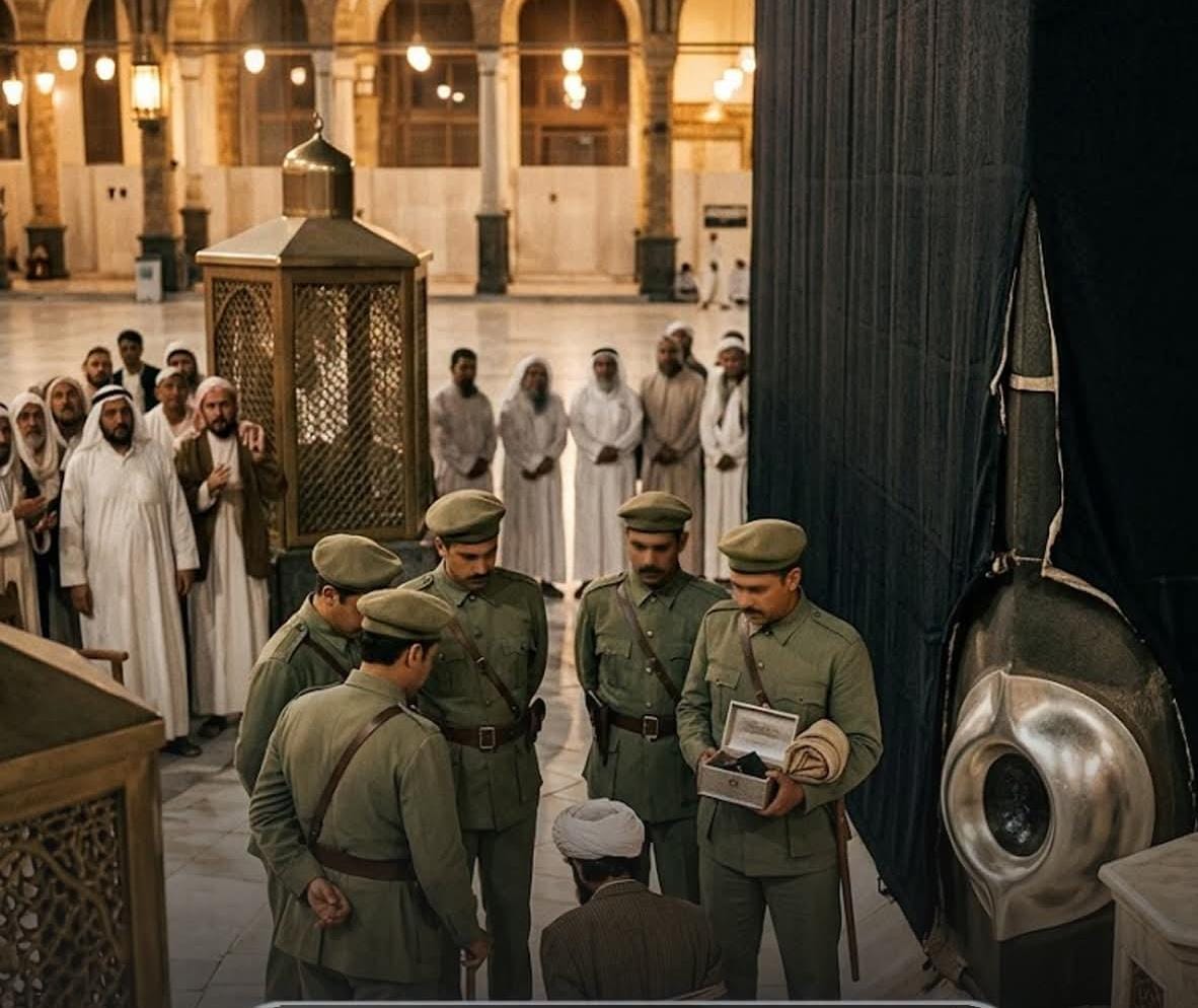 Theft of a Fragment of the Black Stone in the Grand Mosque in 1351 AH